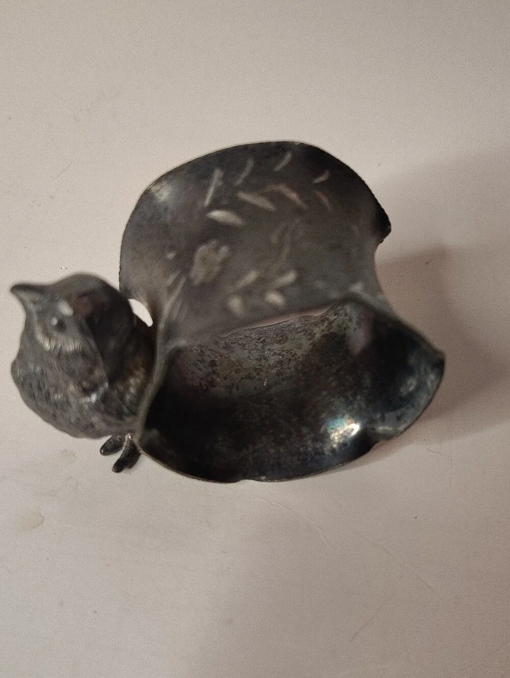 Silverplate Napkin Ring Baby Chick Engraved Jack
